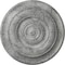 Ekena Millwork Niobe Ceiling Medallion (Fits Canopies up to 8 5/8"), 18"OD x 1 1/2"P, Ultra Pure White Crackle CM18NIUWC - alternate 1